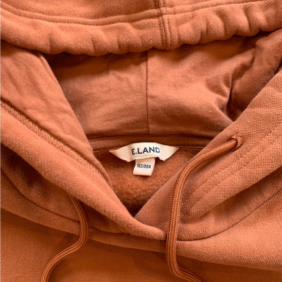 SHEIN| Earthy orange fleece soft hoodie size:XS - Picture 3 of 4
